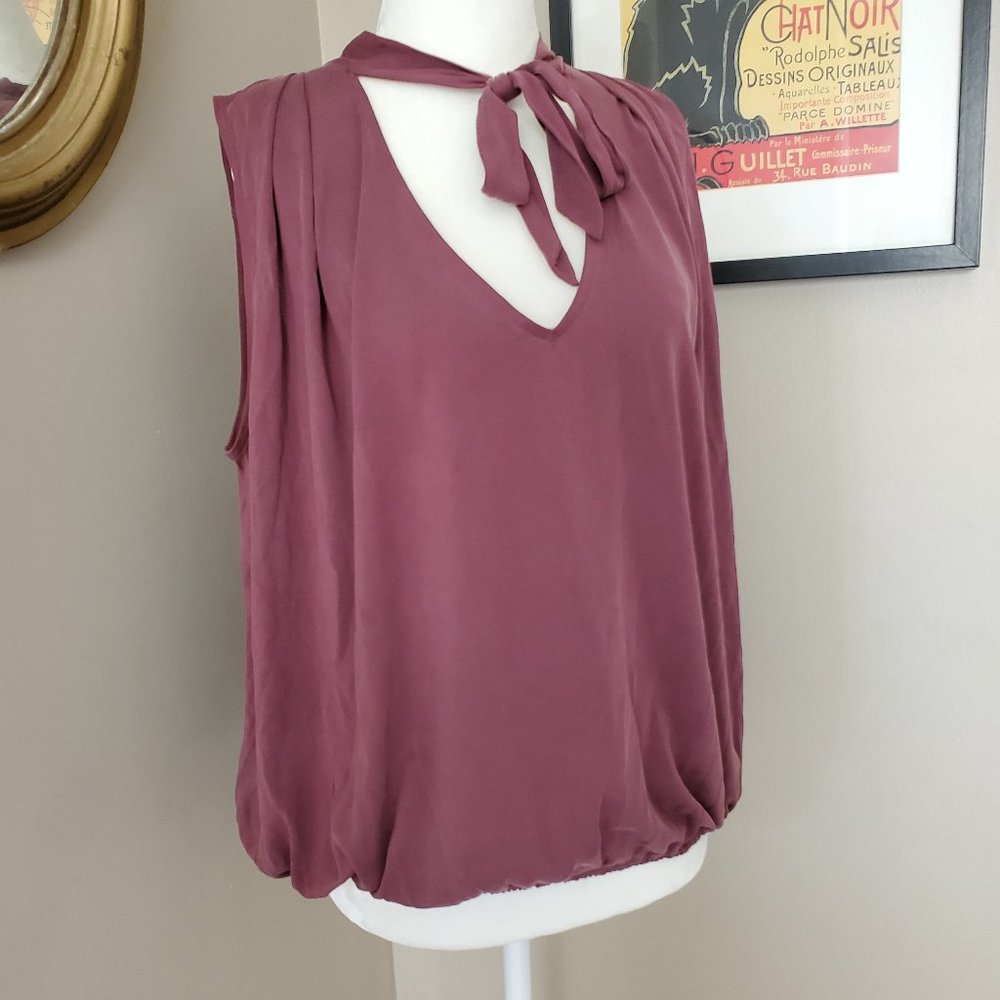 Free People Forget Me Not Tie-Neck Tank Shiraz XS - Picture 11 of 16